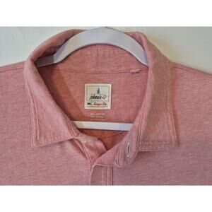 Sold! Johnnie-O Mens Pomegranate Heathered Original 2.0 Polo Shirt XXL